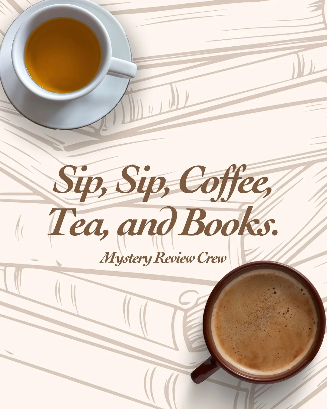 coffee, tea, and books